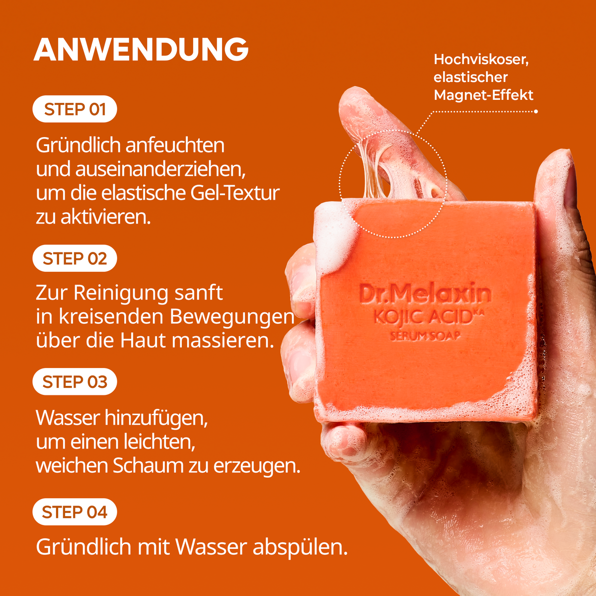 Dr.Melaxin Kojic Acid Turmeric Serum Soap