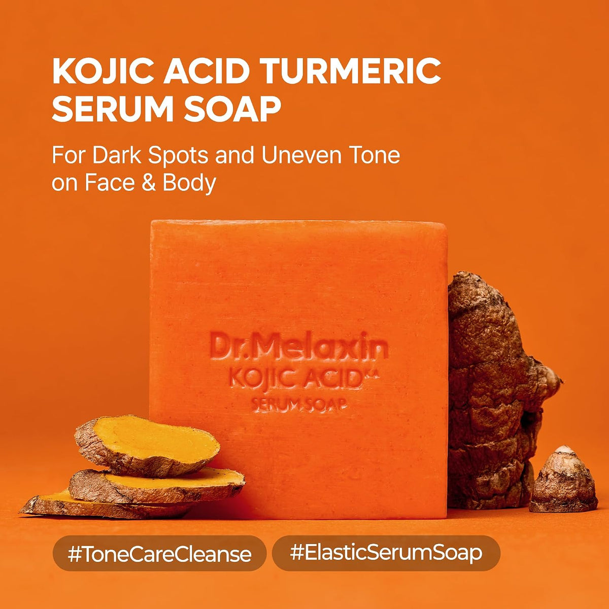 Dr.Melaxin Kojic Acid Turmeric Serum Soap